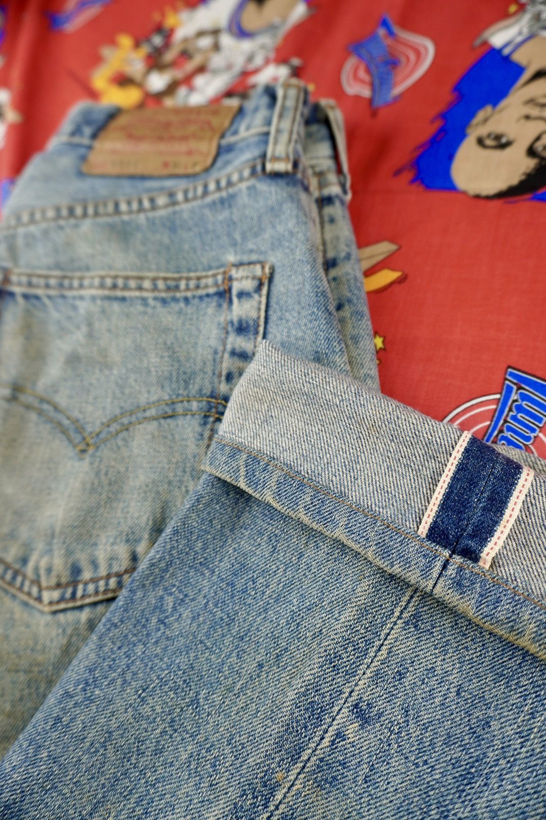 Levi's Vtg levis 551z 90s Big E Japan Made Selvedge Distressed Size US 30 / EU 46 - 18 Thumbnail