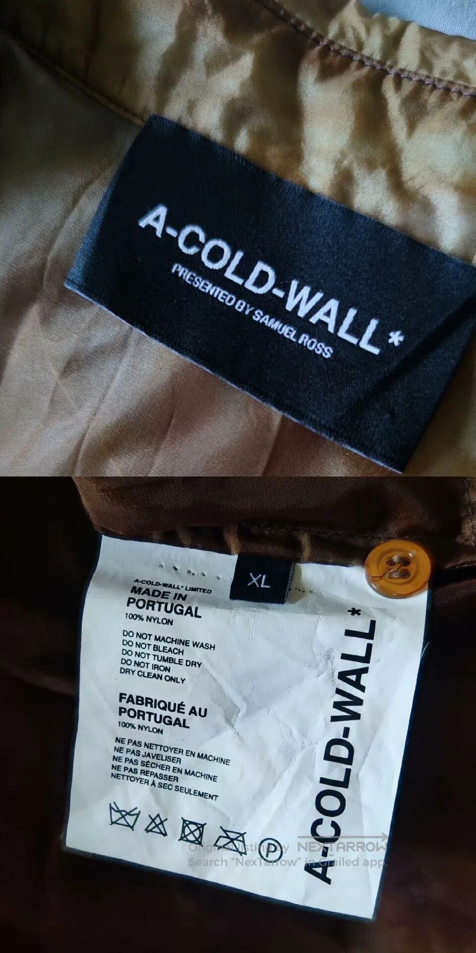 A-COLD-WALL* A-COLD-WALL Marble Print Shirt. Size US XL / EU 56 / 4 - 9 Thumbnail