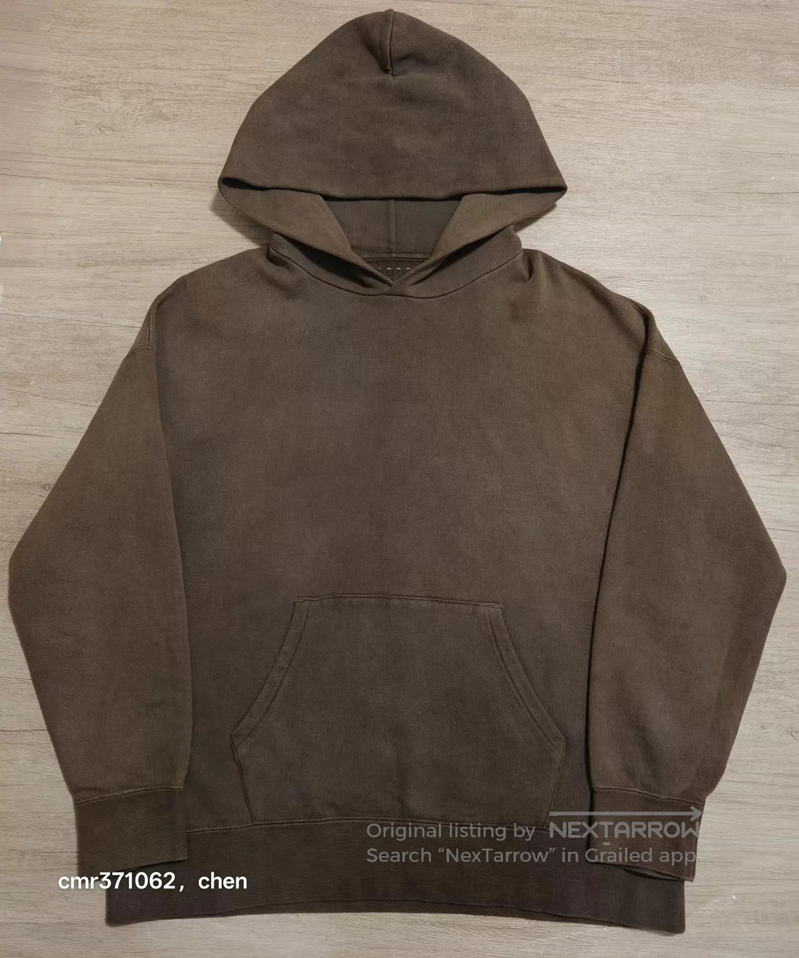 Visvim Brown Hoodie with Front Pocket . Size US M / EU 48-50 / 2 - 1 Thumbnail