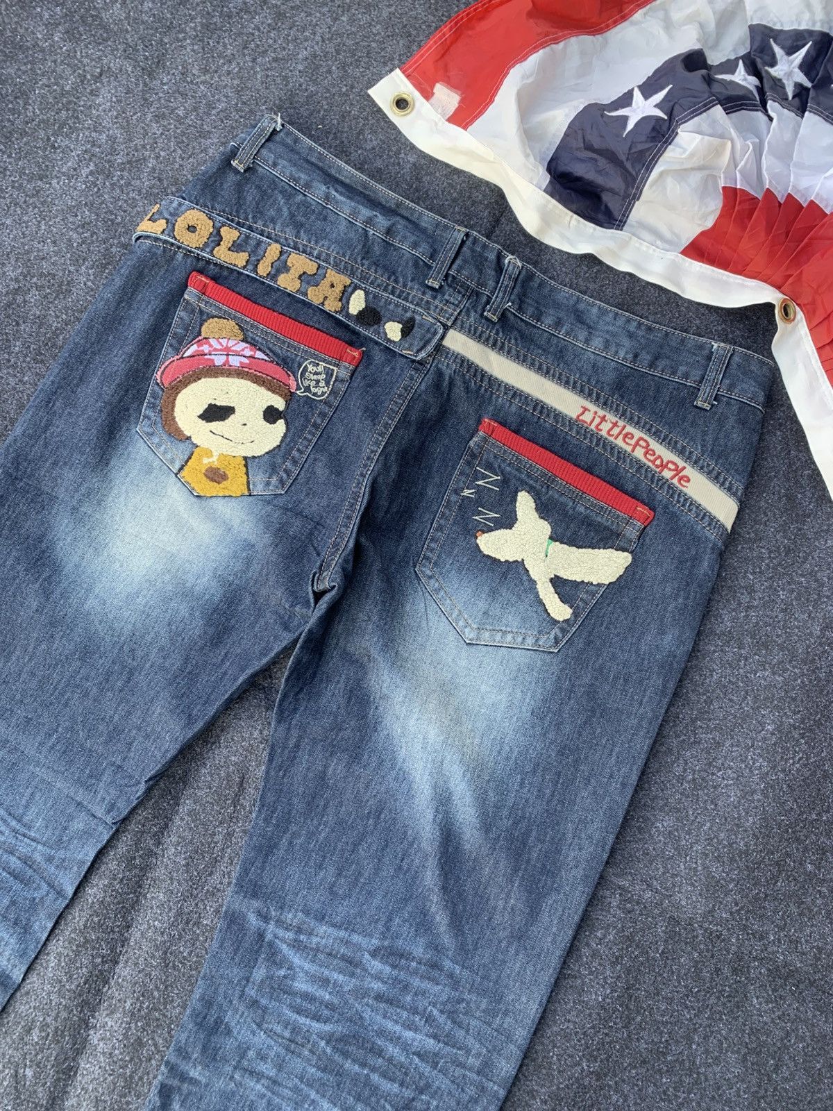 Beauty Beast Baggy Lolita jeans. Size US 40 / EU 56 - 3 Thumbnail