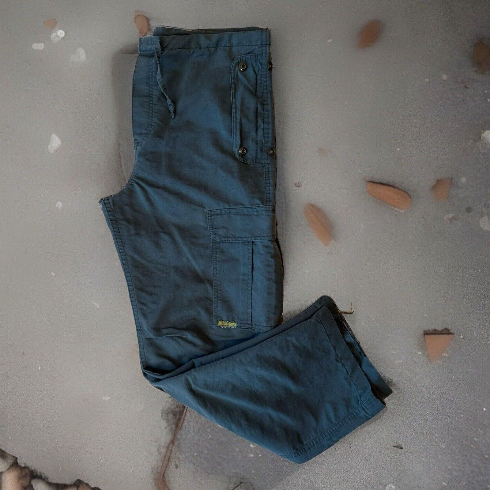Levi's × Vintage Vintage Levis Silver Tab Cargo Pants 37 Dark Gray 90s Baggy Size US 37 - 1 Thumbnail