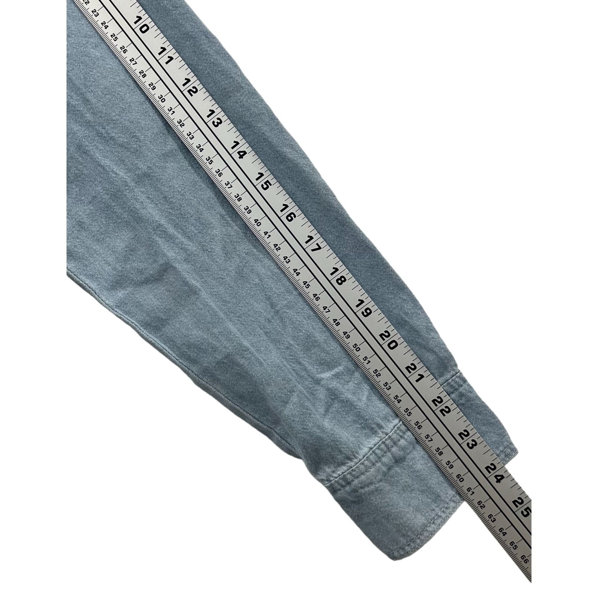 Other Sweet Envy - Women's Chambray Long Sleeve Button Down Shirt Size L / US 10 / IT 46 - 7 Thumbnail