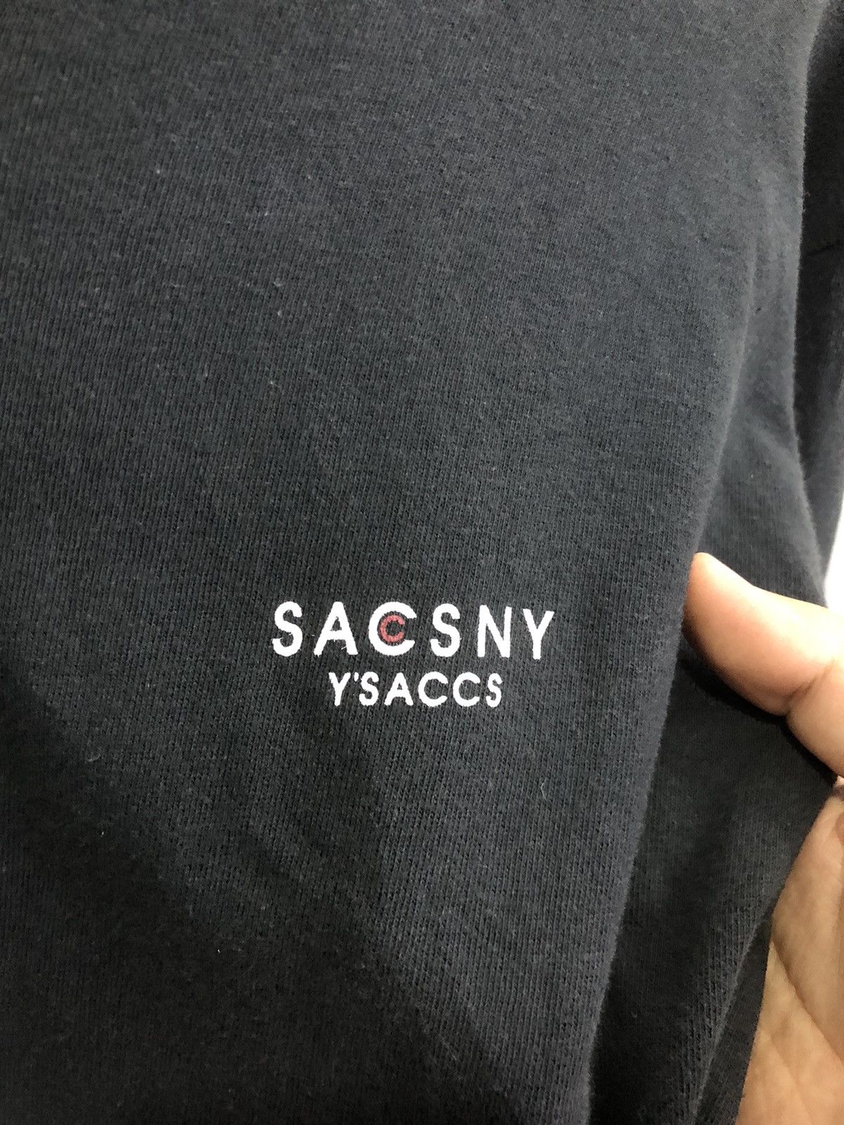 Yohji Yamamoto Yohji Yamamoto SACSNY Y’SACCS Tee Black Size US M / EU 48-50 / 2 - 4 Thumbnail