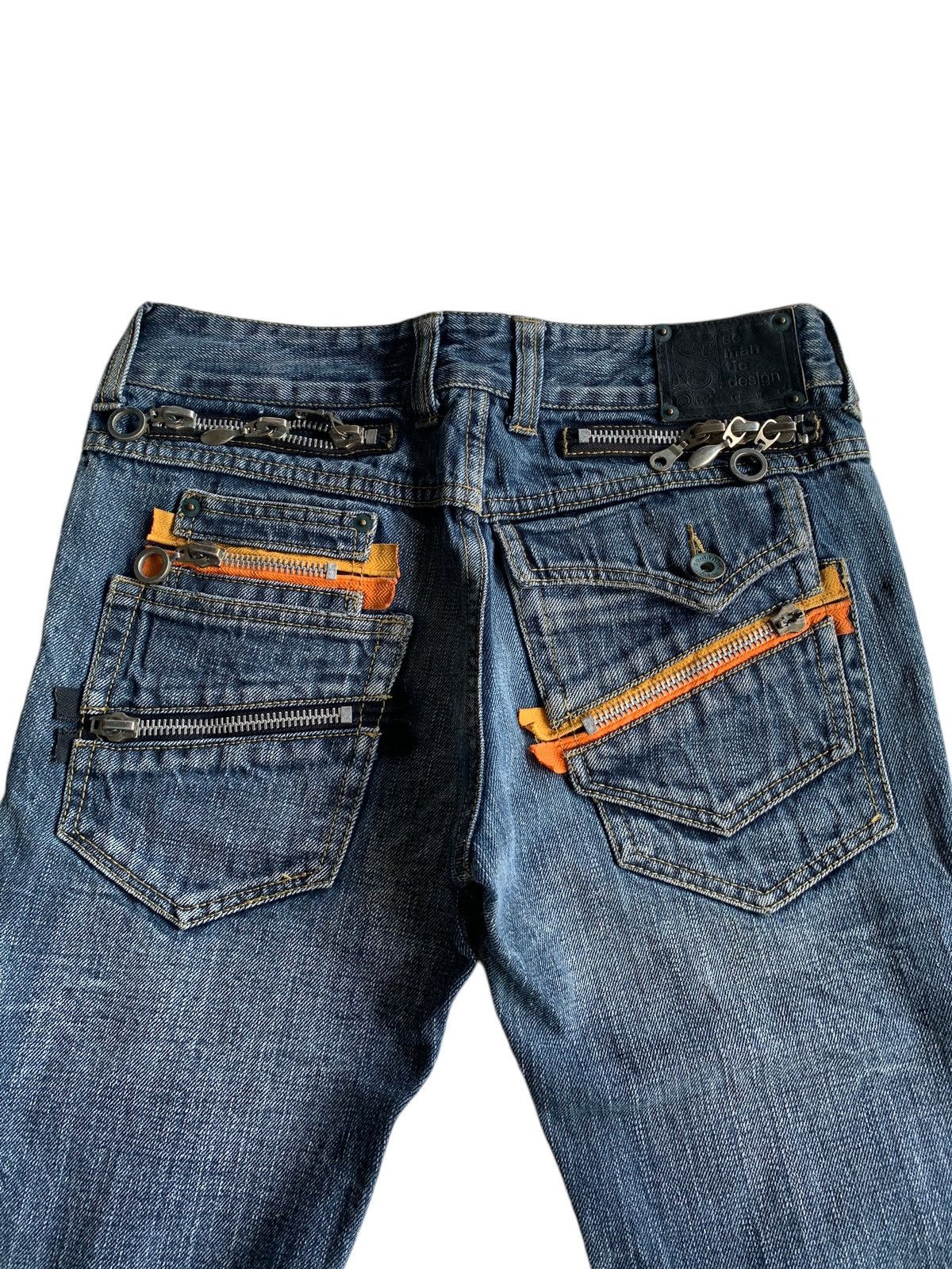Tornado Mart Flare💥 Semantic Design Punk Style Rusty Distressed Denim☠️🎌 Size US 30 / EU 46 - 12 Thumbnail
