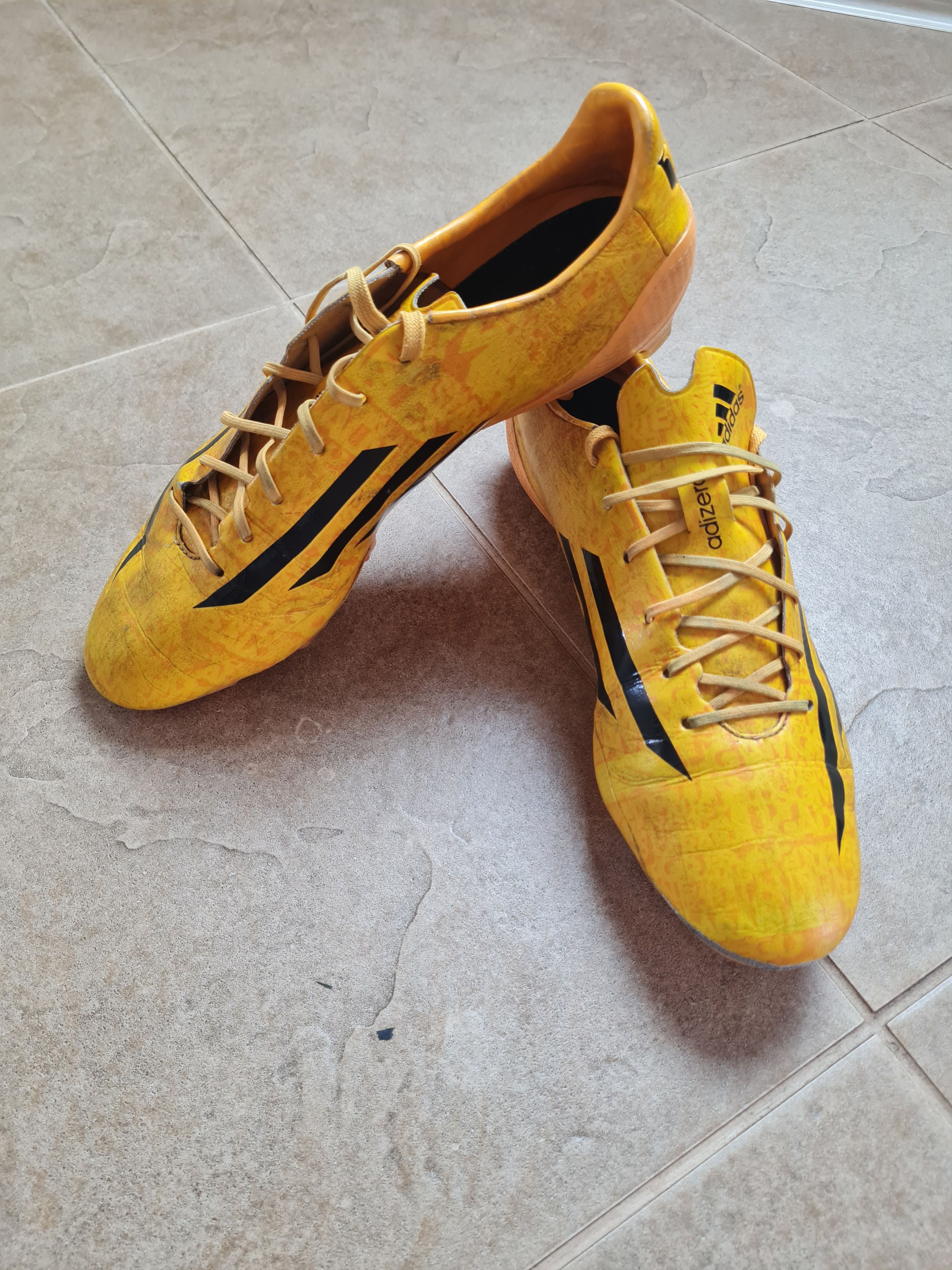Adidas Adidas F50 adiZero TRX FG Soccer Cleats Solid Gold Messi Size US 9.5 / EU 42-43 - 7 Thumbnail