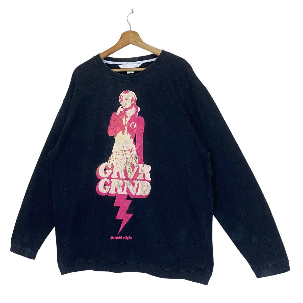 Japanese Brand GROOVER GRAND INSPIRED HYSTERIC GLAMOUR CREWNECK SWEATSHIRT Size US L / EU 52-54 / 3 - 3 Thumbnail