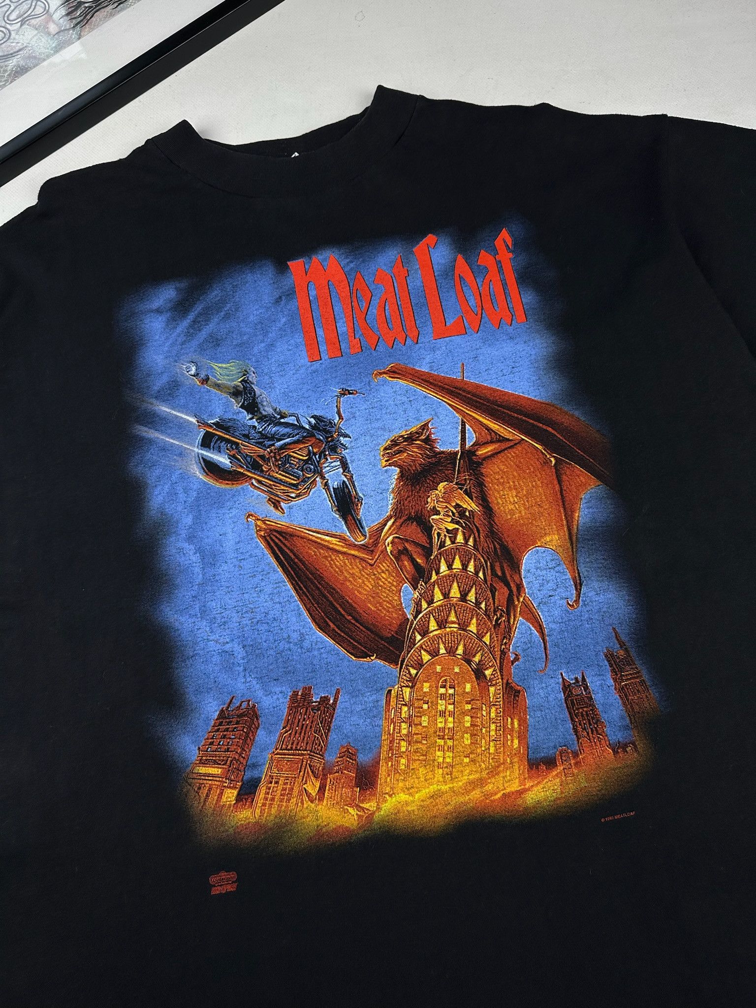 Band Tees Vintage 1994 Meat Loaf T Shirt - Tour Concert Vtg Band Tee Size US XL / EU 56 / 4 - 7 Thumbnail