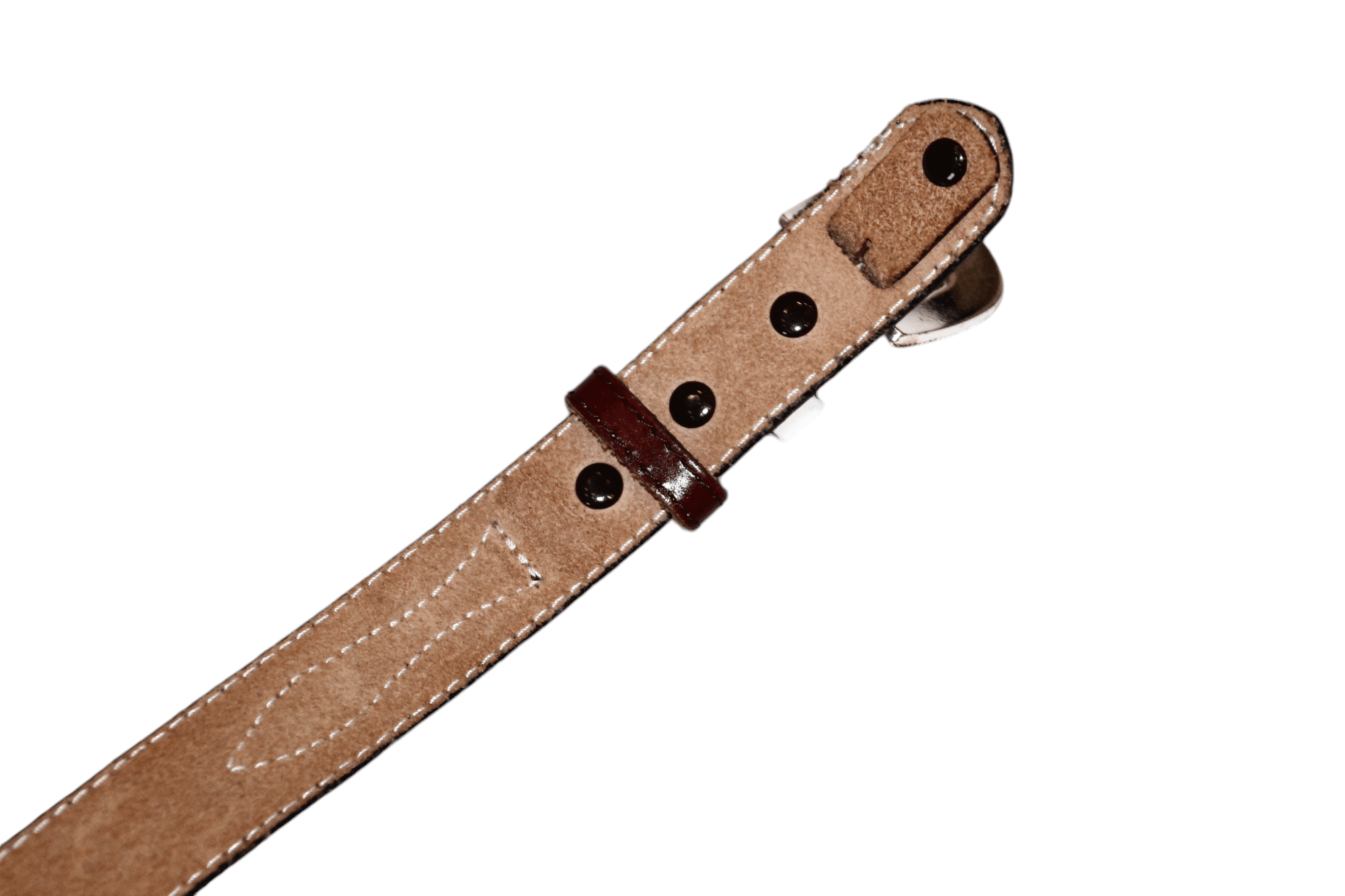 Vintage El Charro tooled saddle leather hand crafted western belt Size ONE SIZE - 5 Thumbnail