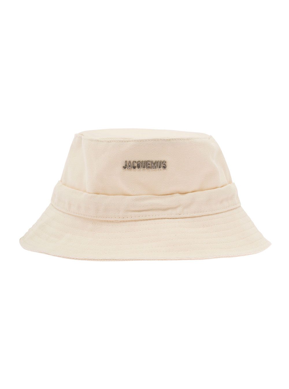 Jacquemus 'Le Bob Gadjo' Beige Fisherman Hat with Logo on the Front in Cotton Man Size ONE SIZE - 1 Thumbnail