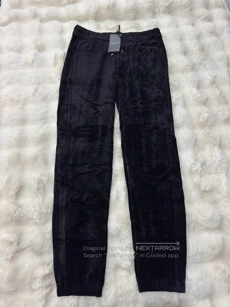 Saint Laurent Paris Saint Laurent Paris size S Velvet Elastic Men's Long Pants Size US 27 - 1 Thumbnail