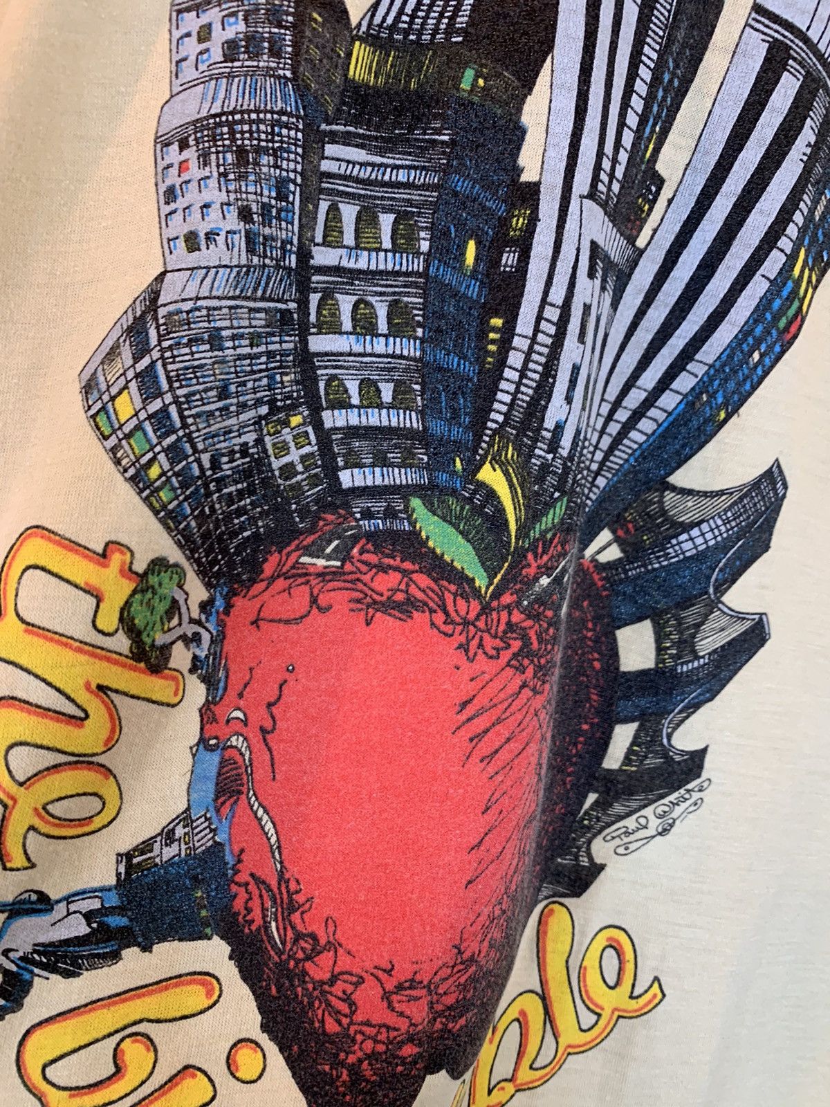 Vintage *RARE* Vintage 80’s The Big Apple NYC New York Art T-Shirt L Size US L / EU 52-54 / 3 - 6 Thumbnail