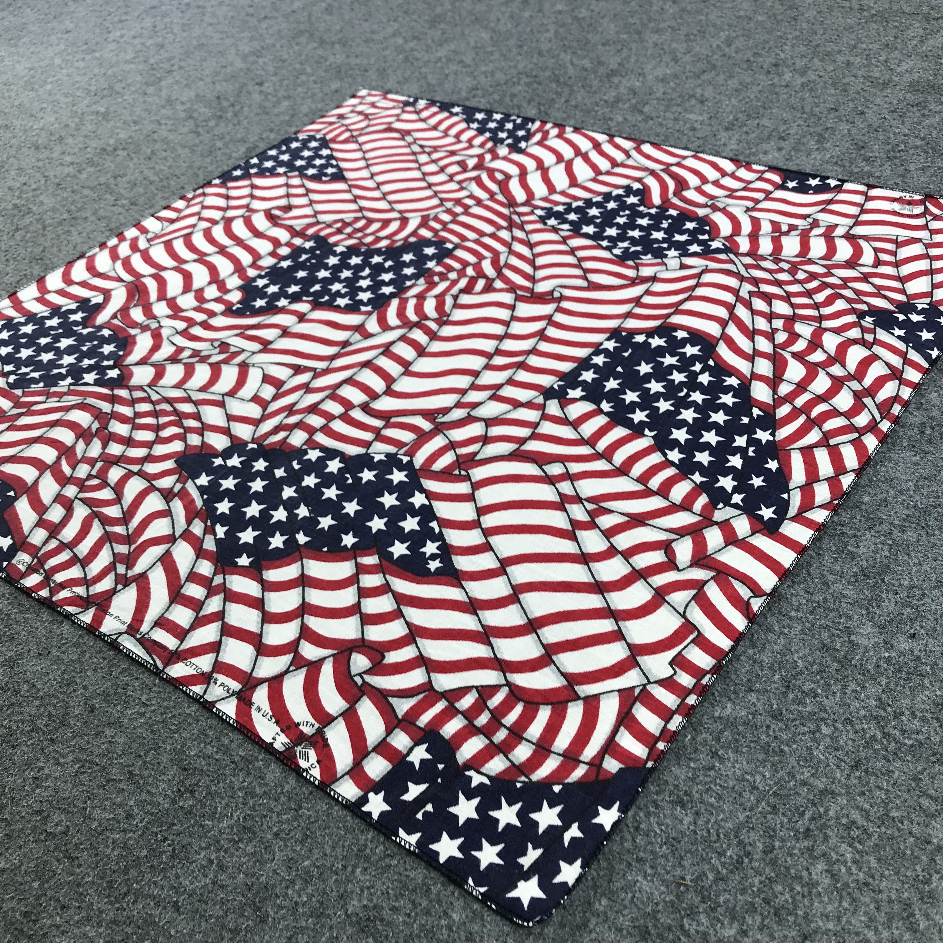 Seditionaries American Flags Bandana Handkerchief Neckerchief H1301 Size ONE SIZE - 5 Thumbnail