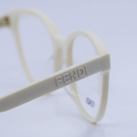 Fendi 🕶️ New Fendi FE50024I 025 Ivory Eyeglasses 52mm Size ONE SIZE - 10 Thumbnail