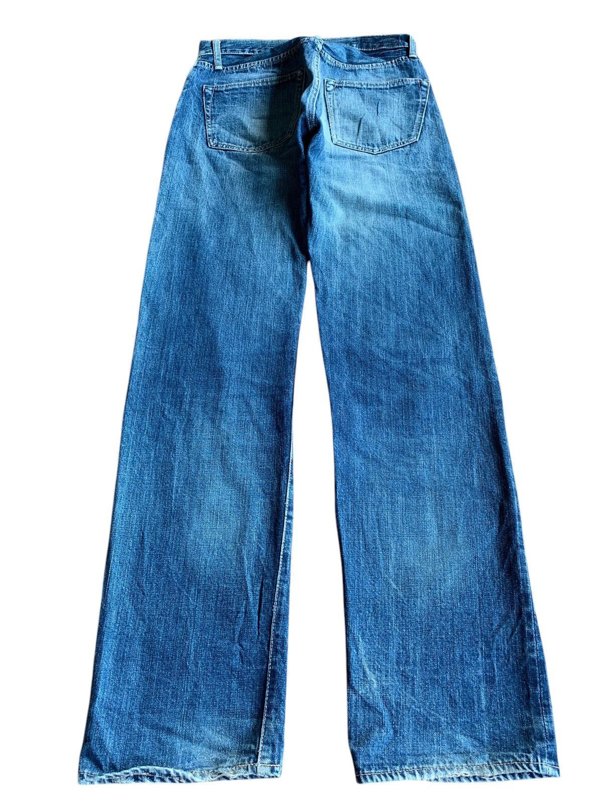 Japanese Brand × Kapital × OMNIGOD OMNIGOD SELVEDGE BUTTON FLY FADED & RUSTY DISTRESSED DENIM Size US 29 - 3 Thumbnail