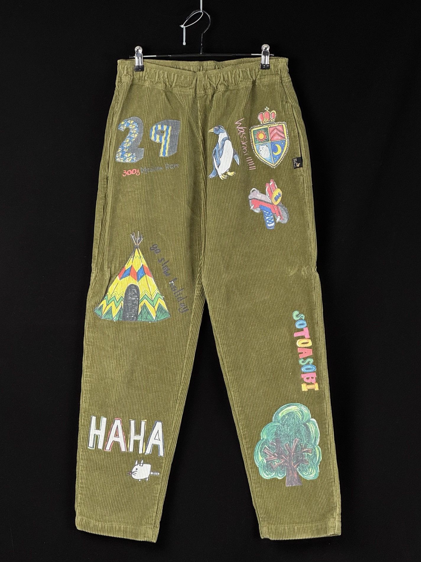 go slow caravan corduroy pants Size US 31 - 1 Thumbnail