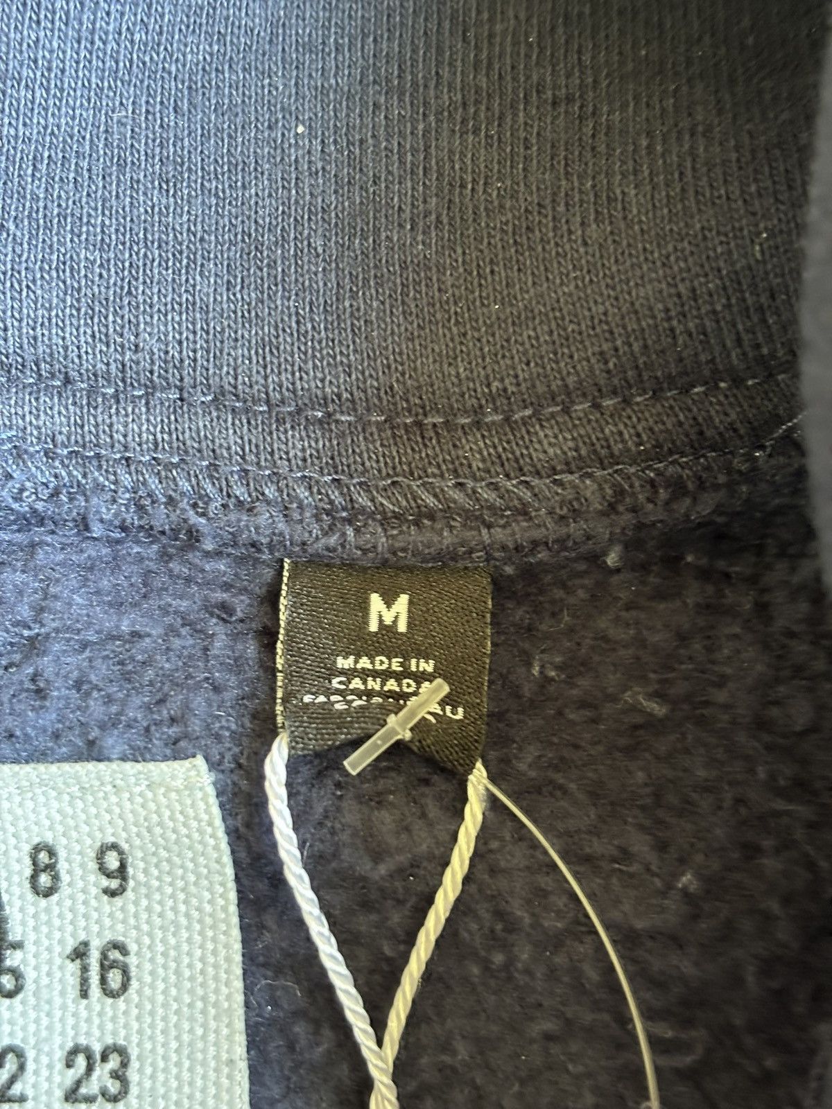 Maison Margiela × Supreme Supreme Maison Margiela Box Logo Zipup Hoodie Navy Size US M / EU 48-50 / 2 - 7 Thumbnail