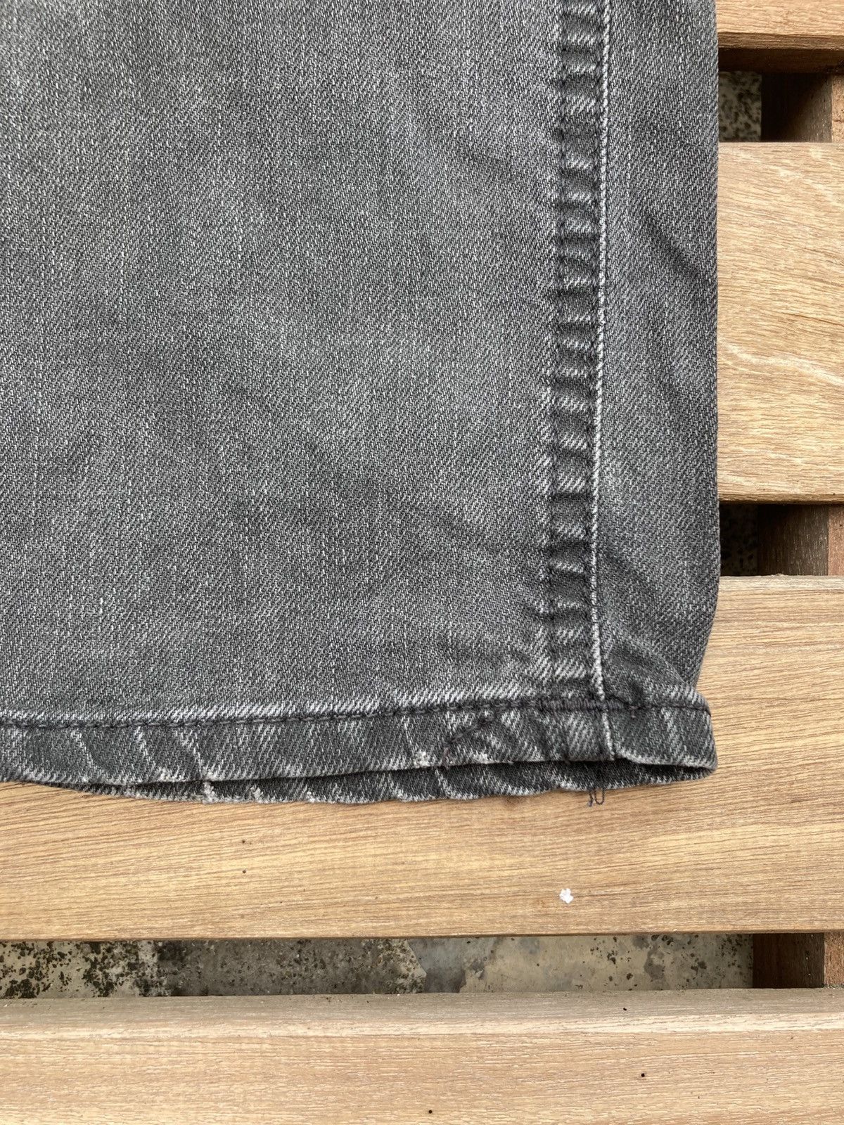 Nudie Jeans Distressed Nudie Grim Tim Broken Black Jeans Size US 32 / EU 48 - 3 Thumbnail