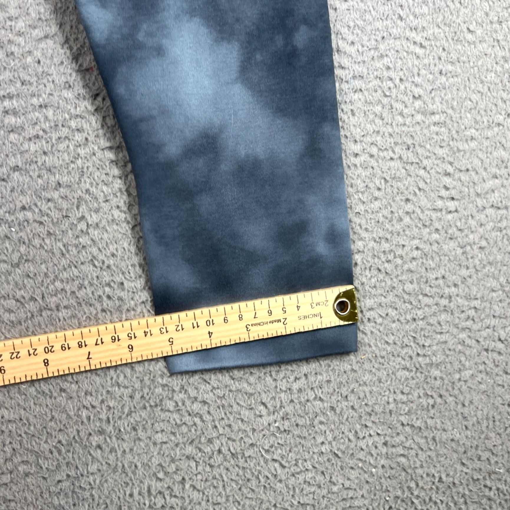 Vintage Nobull Leggings Womens Cropped M Blue Breathable Compression Stretch Nylon Spandex Inseam 20in Solid Athleisure Logo Sports CrossFit Gym Yoga Size 32" / US 10 / IT 46 - 2 Thumbnail