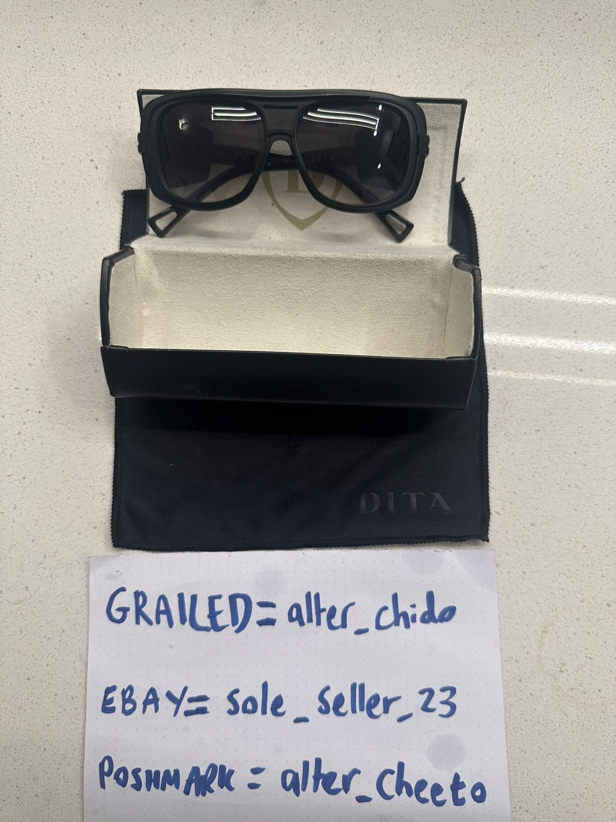 Dita 2012 Dita Titan Titanium Sunglasses DRX-2032B-59 Size ONE SIZE - 2 Thumbnail