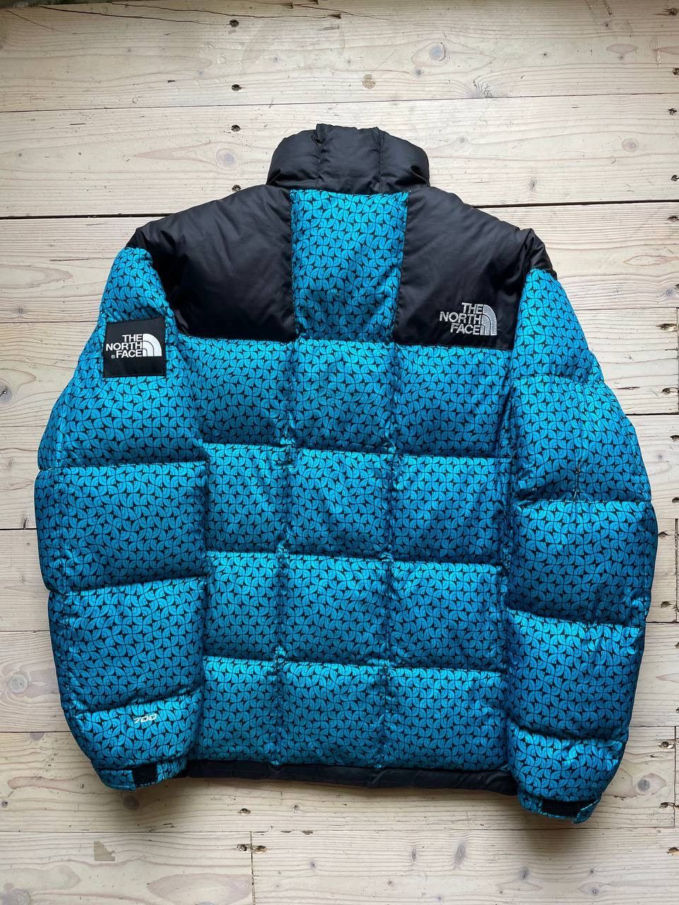 The north face puffer jacket blue