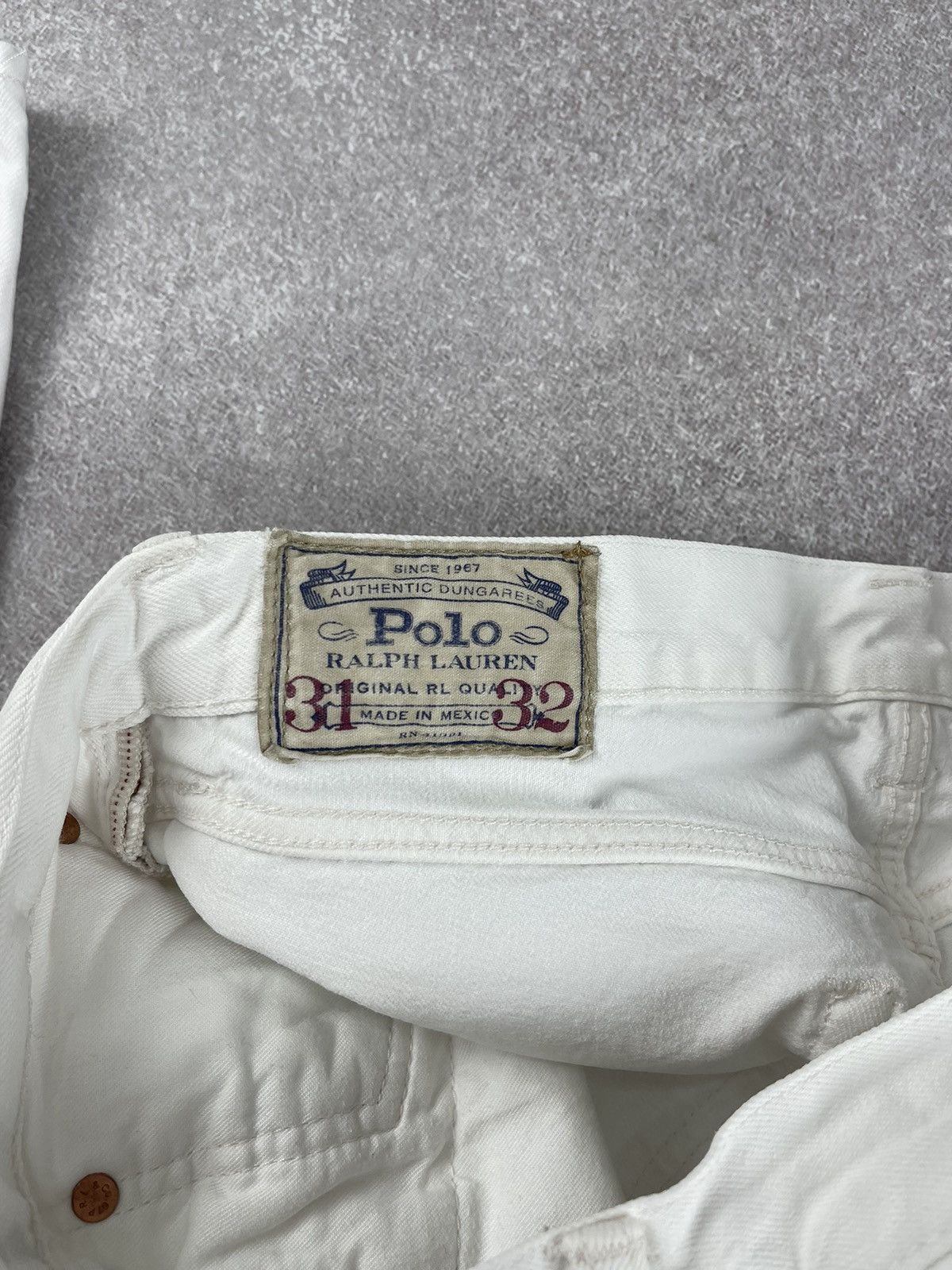 Polo Ralph Lauren × Ralph Lauren Polo Ralph Lauren White Denim Jeans Size 31x32 Size US 31 - 10 Thumbnail
