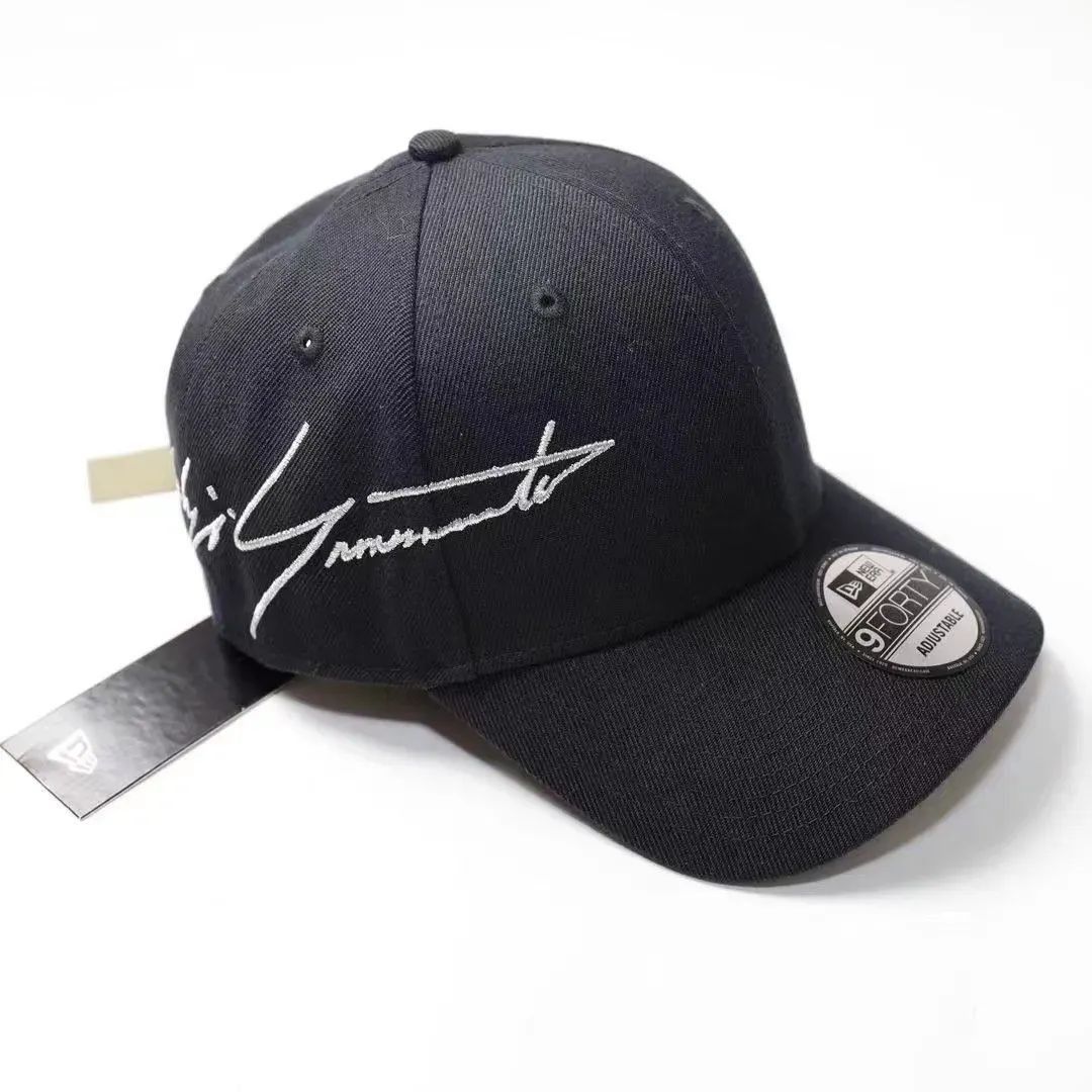 Yohji Yamamoto Yohji Yamamoto x New Era side logo collaboration
