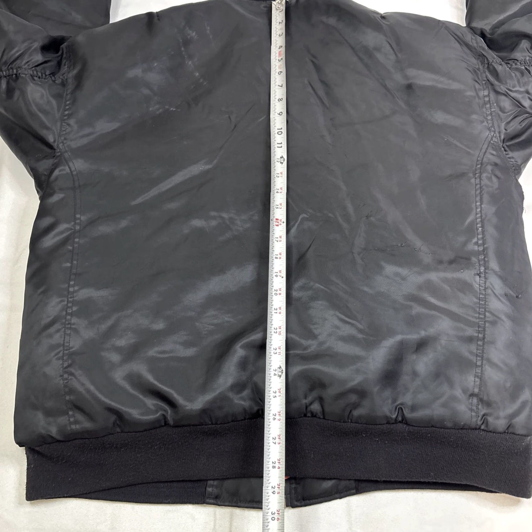 Vintage FNF 2000 Bomber Jacket Nylon Mens Large Black Orange Jacket Mens L Black Nylon FNF 2000 Bomber Jacket Size US L / EU 52-54 / 3 - 6 Thumbnail