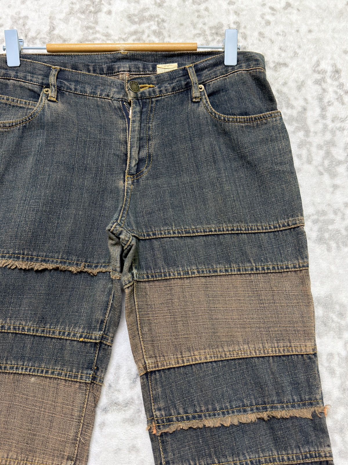 Hysteric Glamour Hagi Patchwork Flared Y2K Grunge Denim Size US 30 / EU 46 - 5 Thumbnail