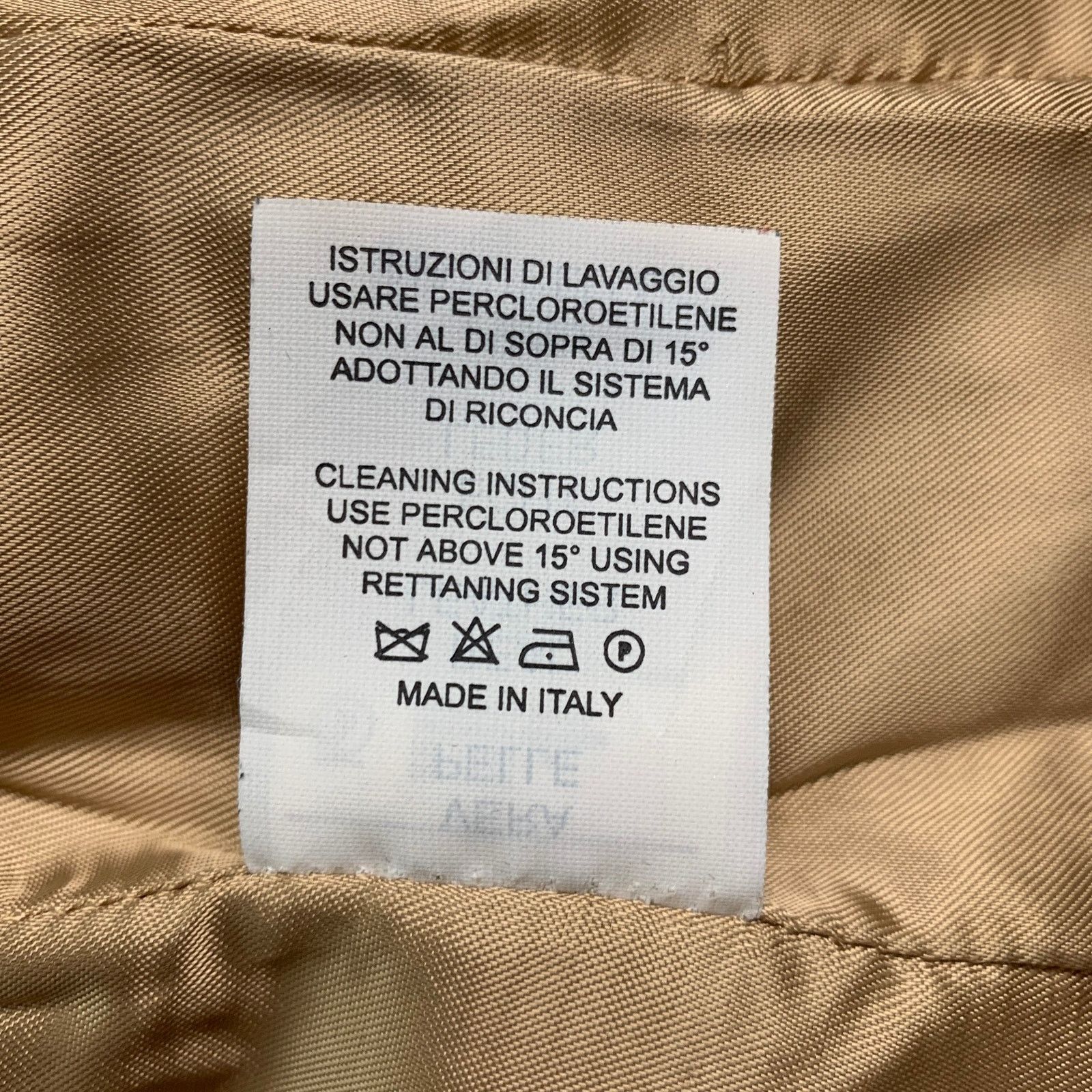 Blumarine BLUMARINE Size 8 Gold Leather Metallic Lambskin Jacket Size M / US 6-8 / IT 42-44 - 8 Thumbnail