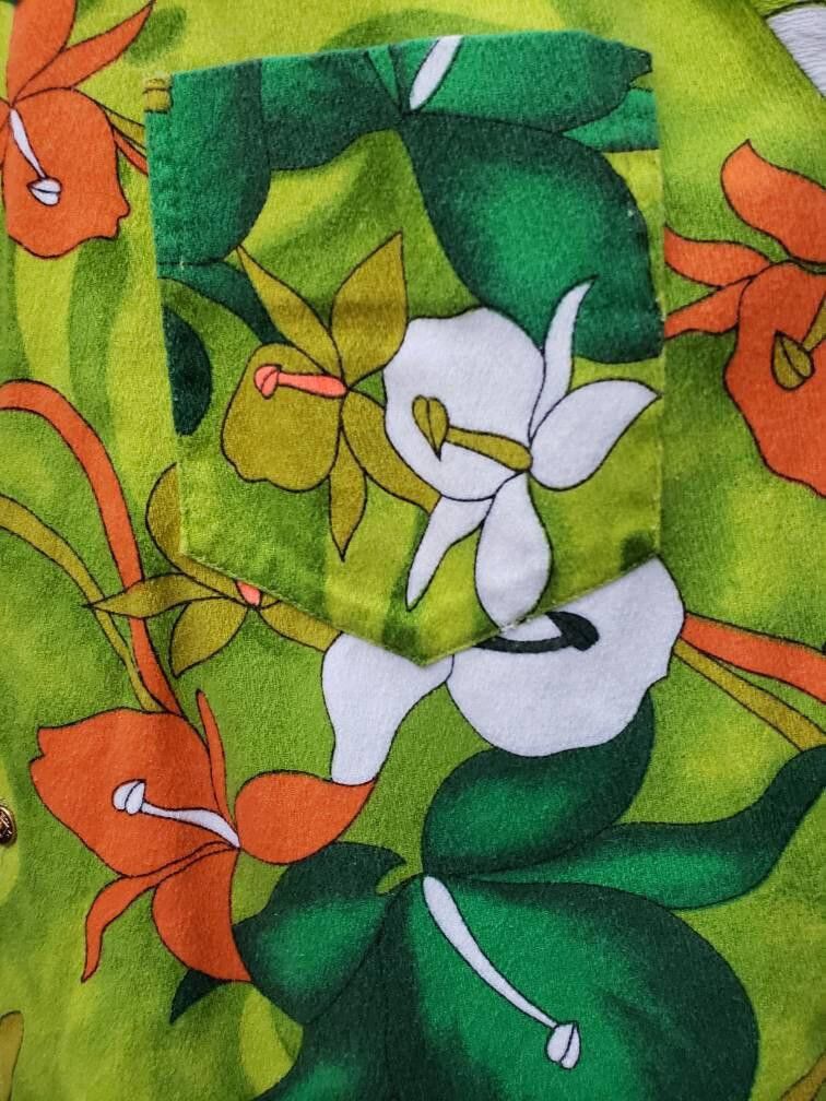 Designer Vintage Mens Hawaiian Party Button down shirt button up Size US L / EU 52-54 / 3 - 2 Thumbnail