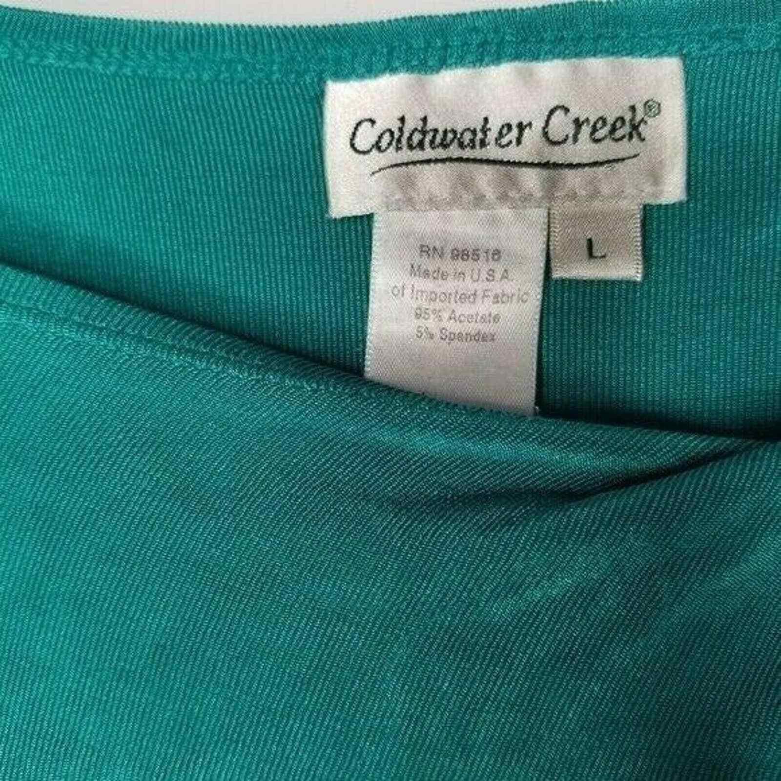 Coldwater Creek Coldwater Creek Teal Size L / US 10 / IT 46 - 3 Thumbnail