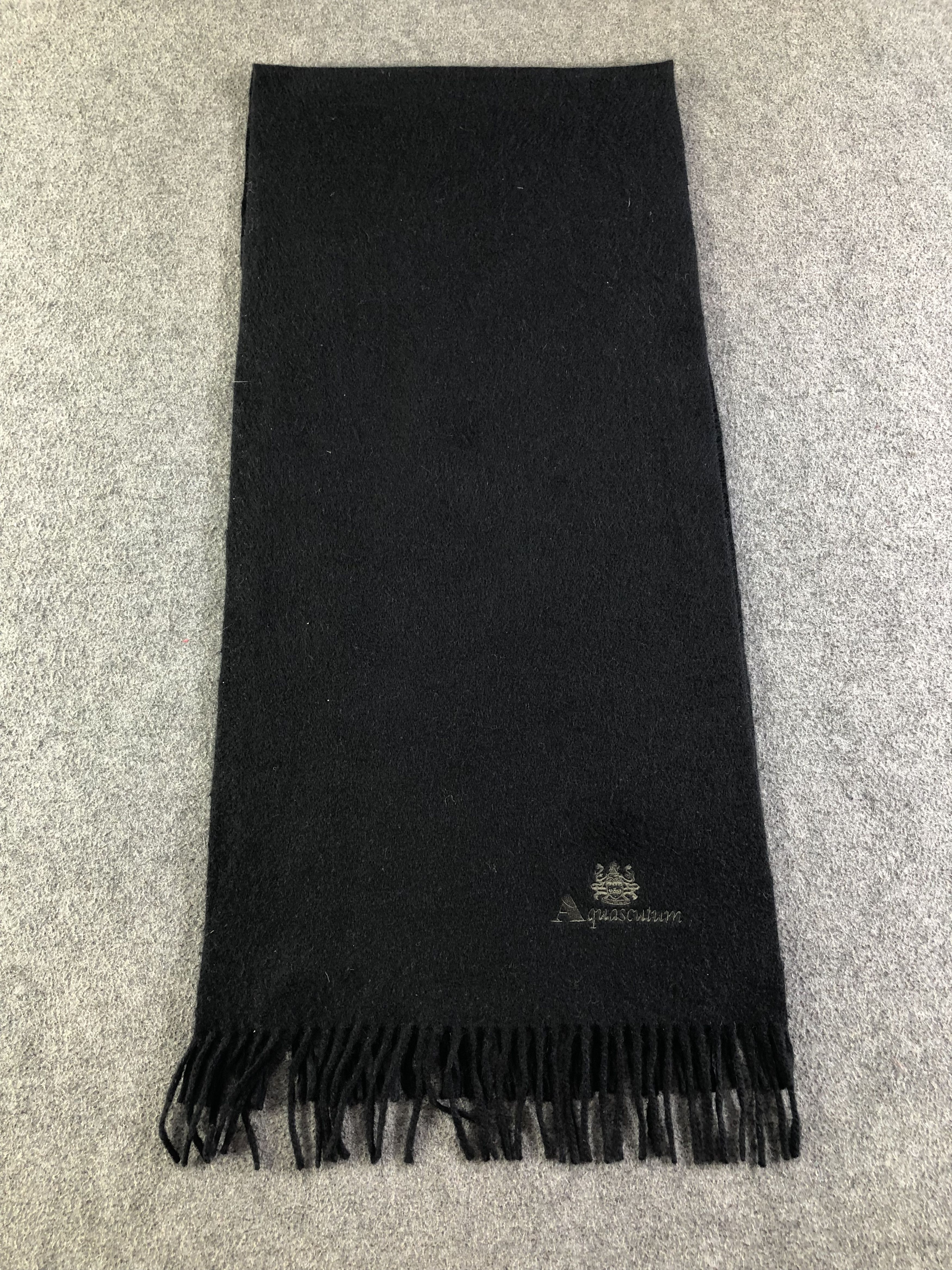 Aquascutum Aquasqutum Cashmere Scarf / Muffler / Neckwear SS1438 Size ONE SIZE - 2 Thumbnail