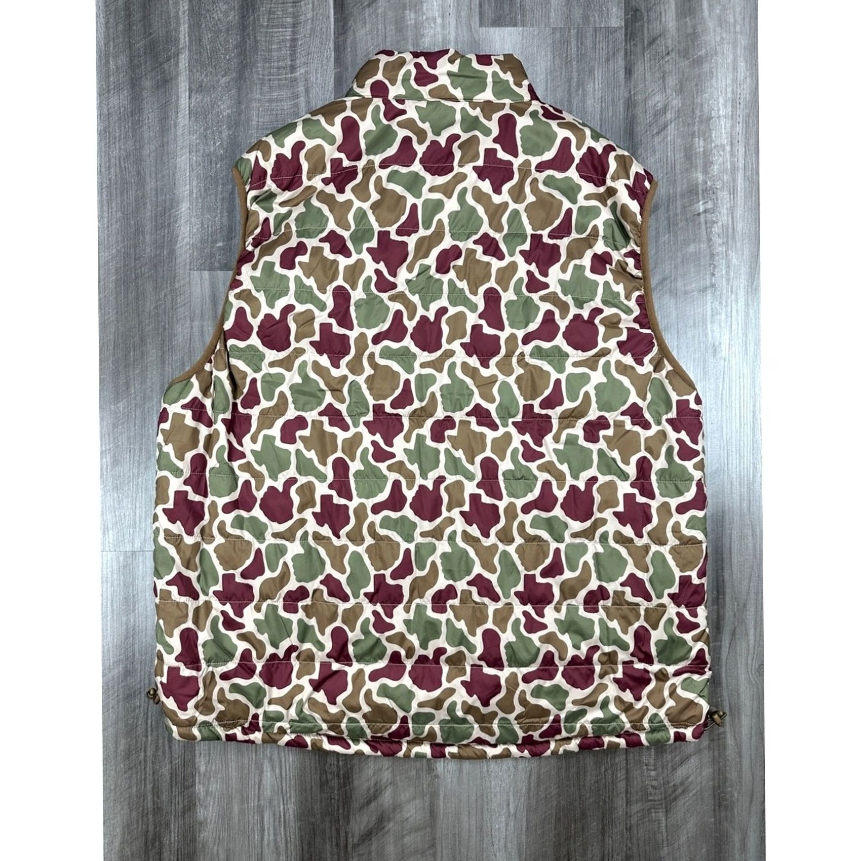 Vintage Texas A&M Aggies Amigo Provisions Camo Quilted Puffer Vest 2XL Mens Tan Reversible Jacket Size US XXL / EU 58 / 5 - 2 Thumbnail