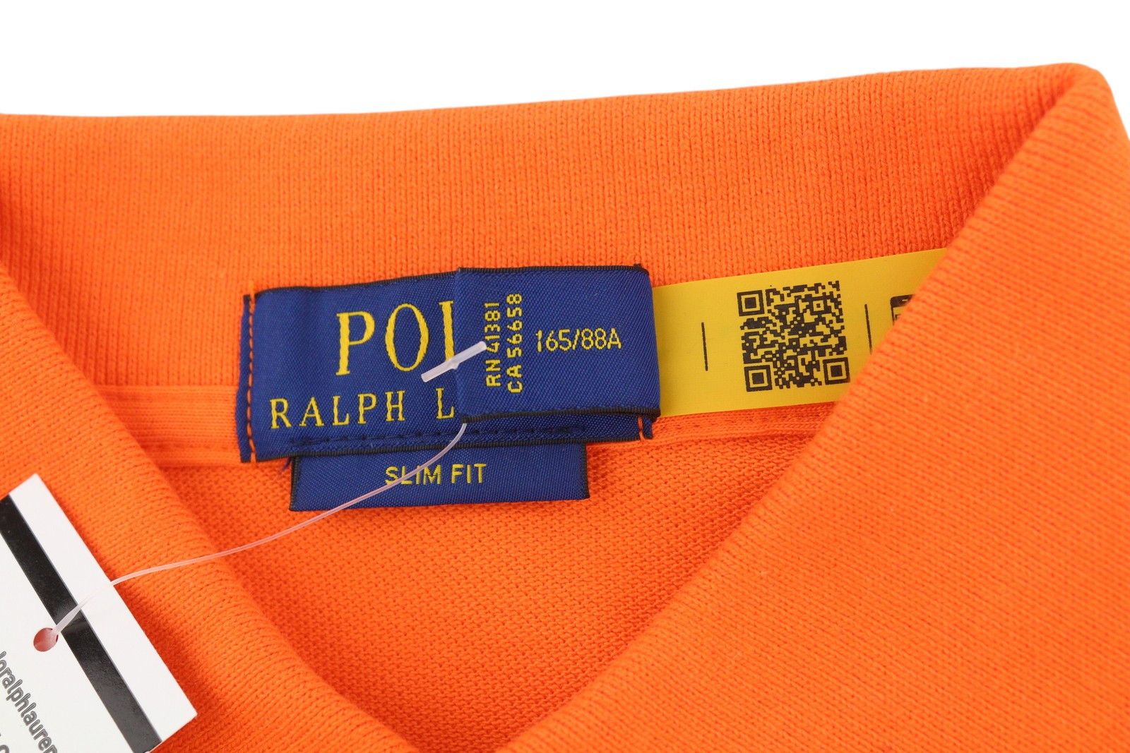 Polo Ralph Lauren SLIM FIT XS Orange Short Sleeve Polo Neck T-Shirt 84517 Size US XS / EU 42 / 0 - 6 Thumbnail
