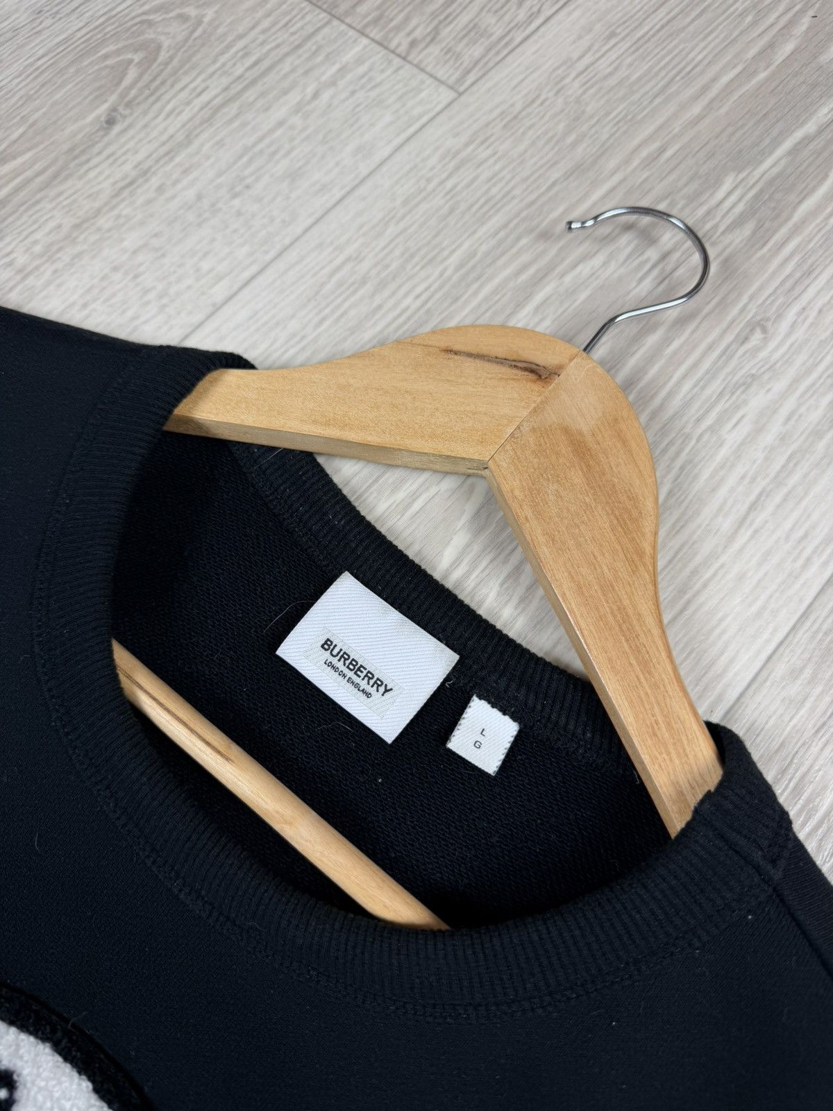 Burberry Burberry England Sweatshirt Big Logo Size L Size US L / EU 52-54 / 3 - 5 Thumbnail
