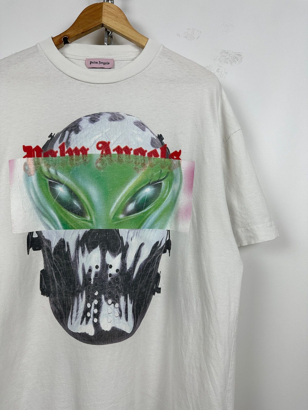 Palm Angels Palm Angels Alien White T-Shirt Size US L / EU 52-54 / 3 - 6 Thumbnail