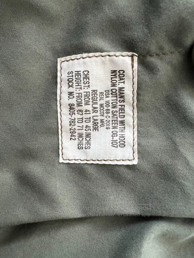 The Real McCoy's The Real McCoys M65 field jacket Size US L / EU 52-54 / 3 - 4 Thumbnail