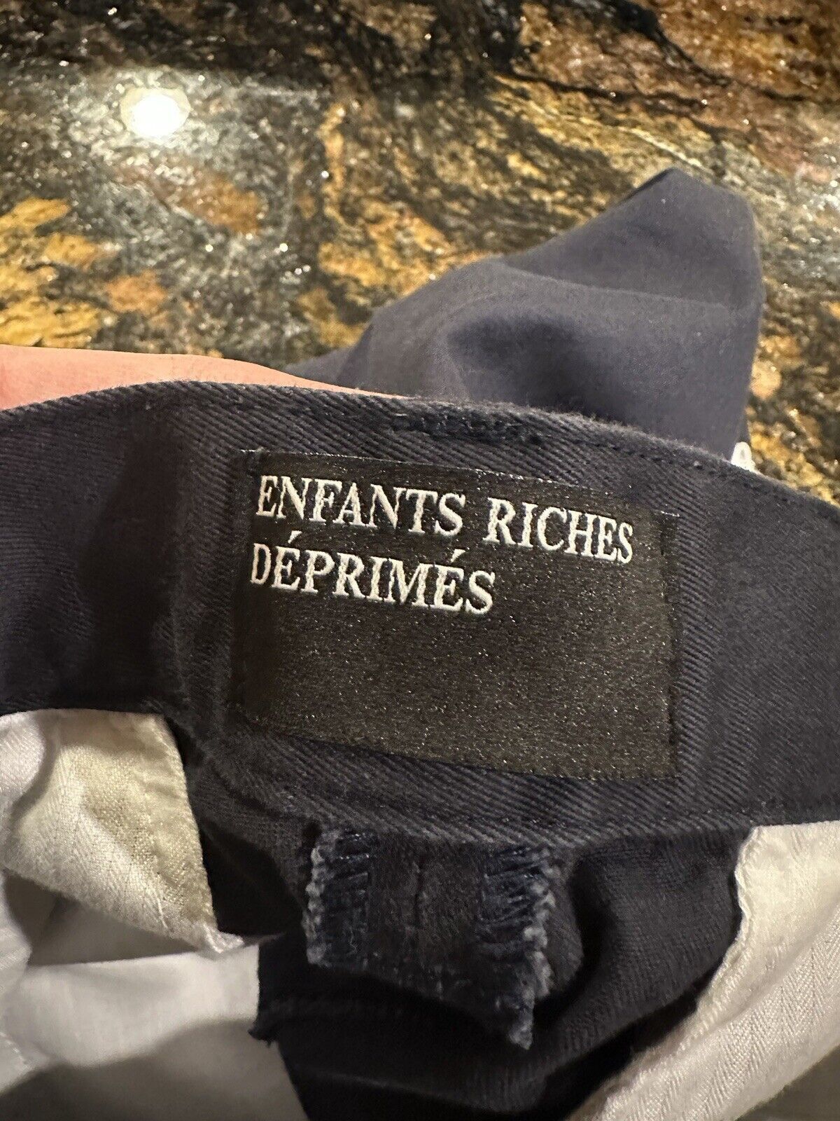 Enfants Riches Deprimes Enfants Riches Deprimes Navy Chino Henri Patch Work Pants Size US 34 / EU 50 - 8 Thumbnail