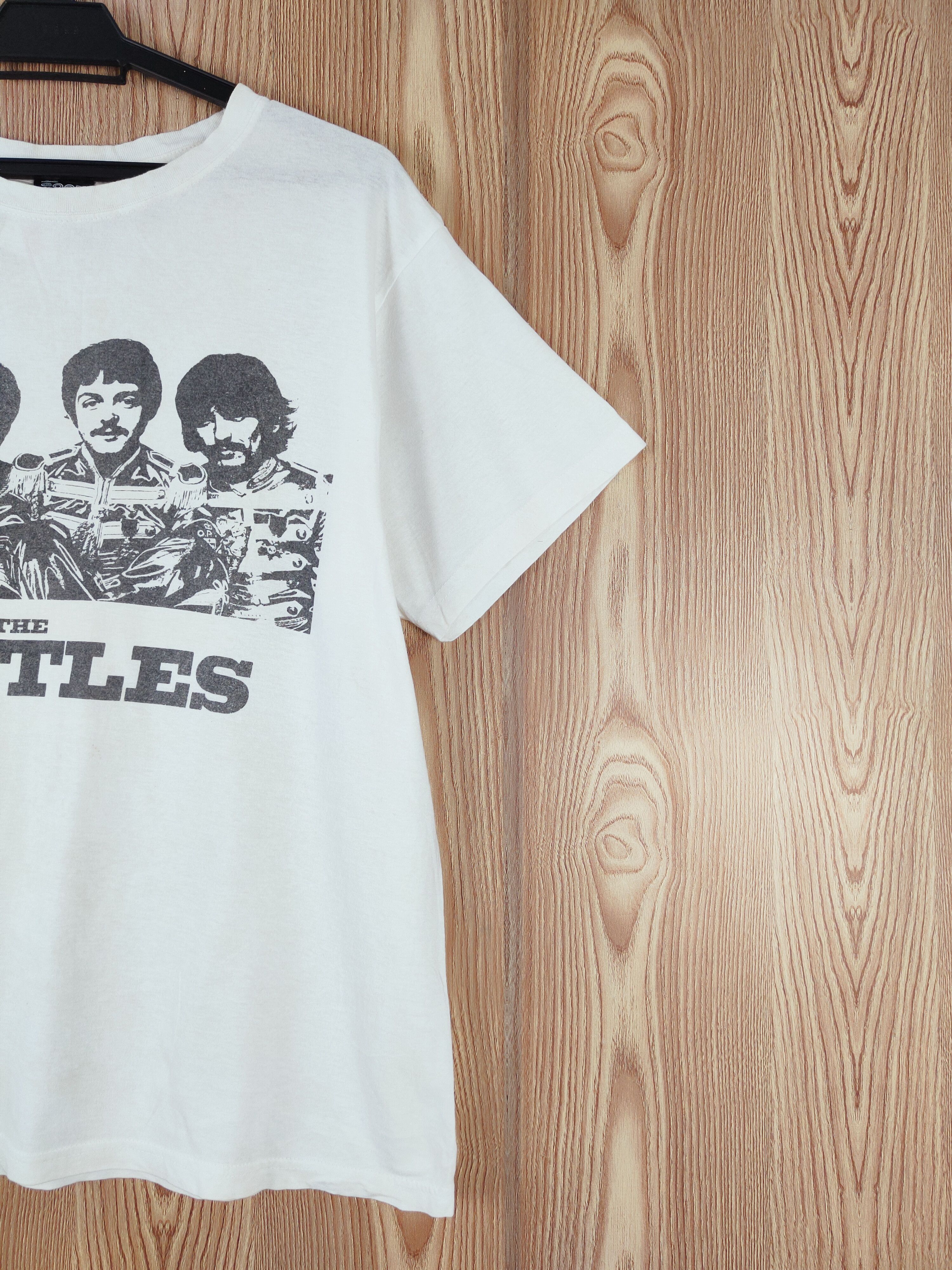 Apple × Band Tees Good Speed White The Beatles Short Sleeve T-shirts #W413 Size L / US 10 / IT 46 - 6 Thumbnail