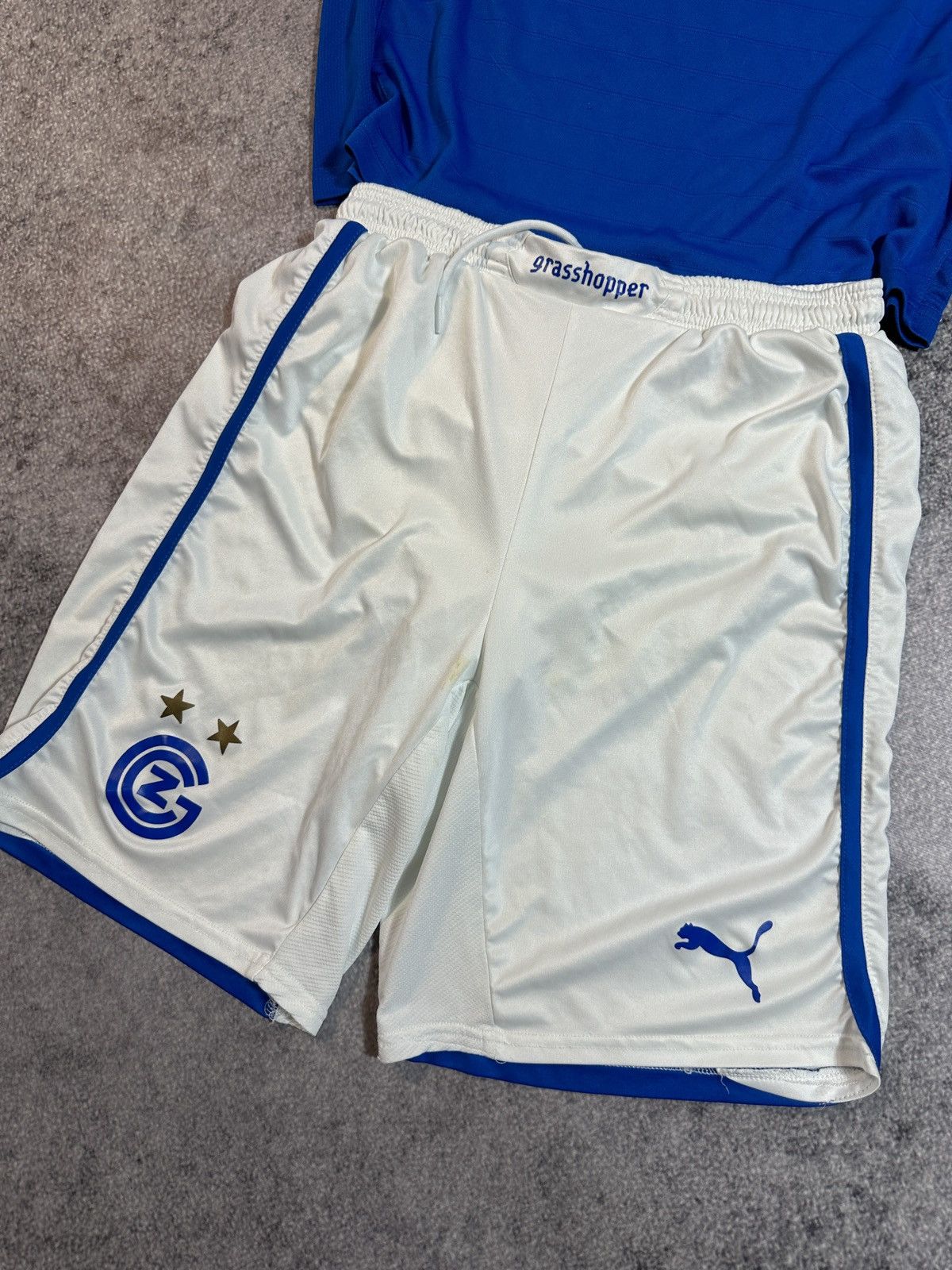Puma × Vintage Vintage Puma Grasshopper Zurich 12 Soccer Jersey Shorts Rare Size US XS / EU 42 / 0 - 2 Thumbnail