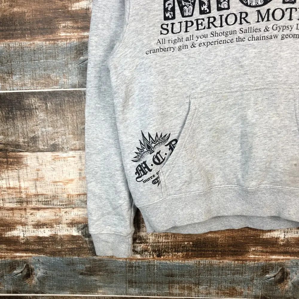 Japanese Brand M.C.D punk rock Grey Hoodie sweatshirt #A1510 Size US XS / EU 42 / 0 - 9 Thumbnail