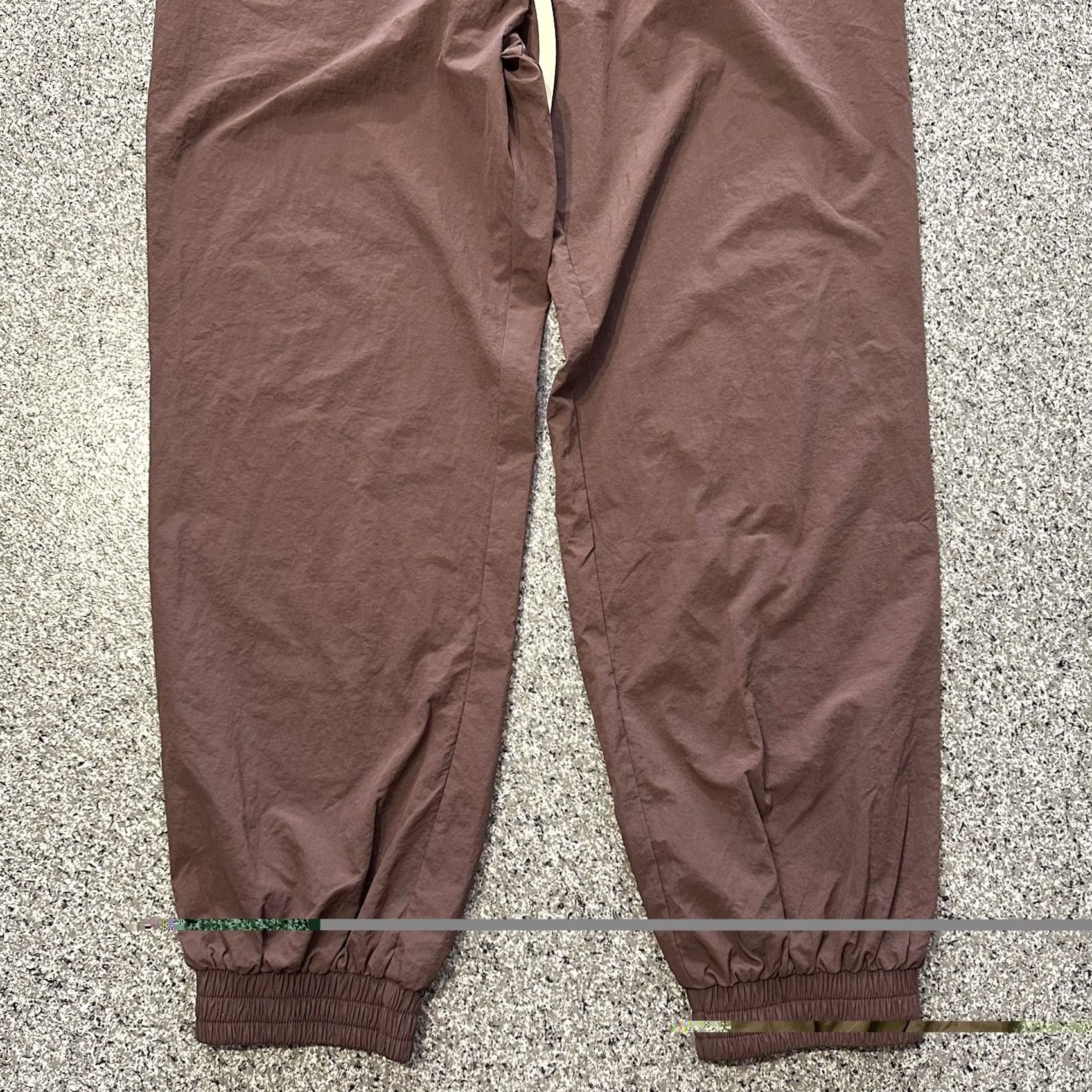 Onia Onia Jogger Pants Womens XL Brown Deep Taupe Nylon Tapered Drawstring Activewear Size 40" / US 18 - 4 Thumbnail