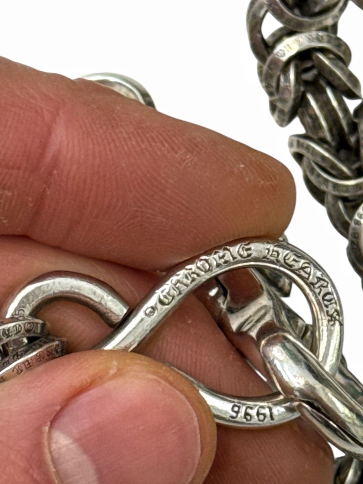 Chrome Hearts Interweave B Chain Wallet Rings Chain w Lobster Clasp Size ONE SIZE - 10 Thumbnail