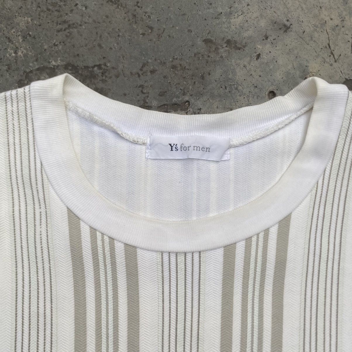 Y's for Men Yohji Yamamoto Y’s For Men Stripe Tee Size US M / EU 48-50 / 2 - 2 Thumbnail