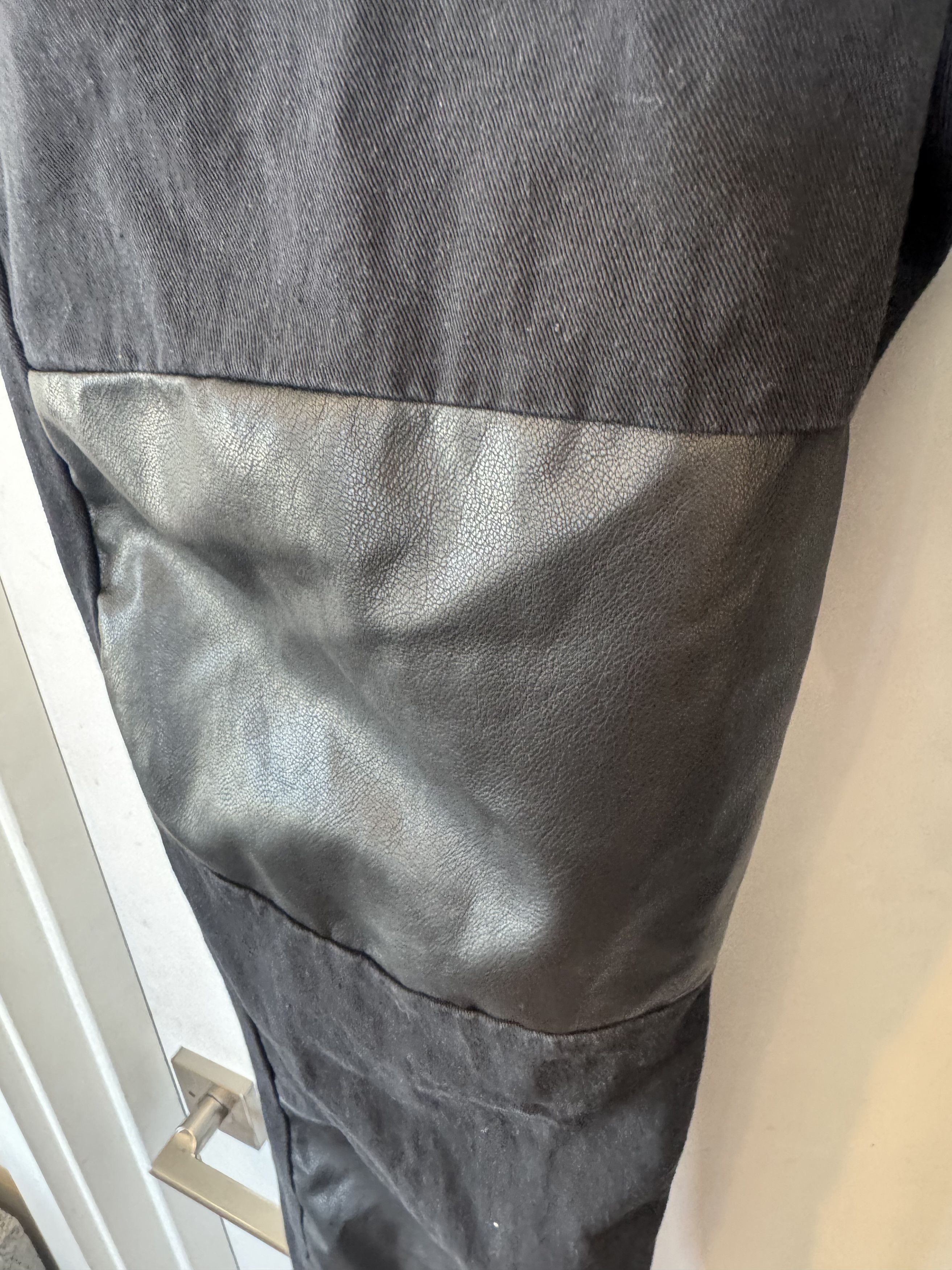 American Stitch Leather Patch Denim Pants Size US 36 / EU 52 - 4 Thumbnail