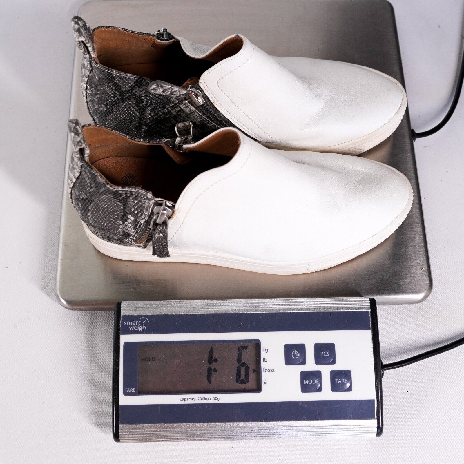Other Reptile Snake Skin Shoes Sneakers w/ Zippers Women's 5 1/2M Size US 5.5 / IT 35.5 - 11 Thumbnail