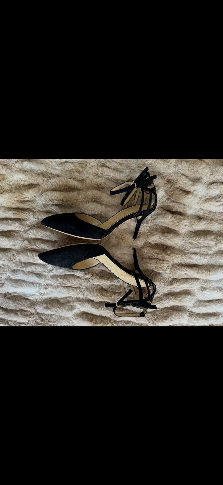 Charlotte Olympia Charlotte Olympia Black Suede Cage Heels Size US 6.5 / IT 36.5 - 8 Thumbnail