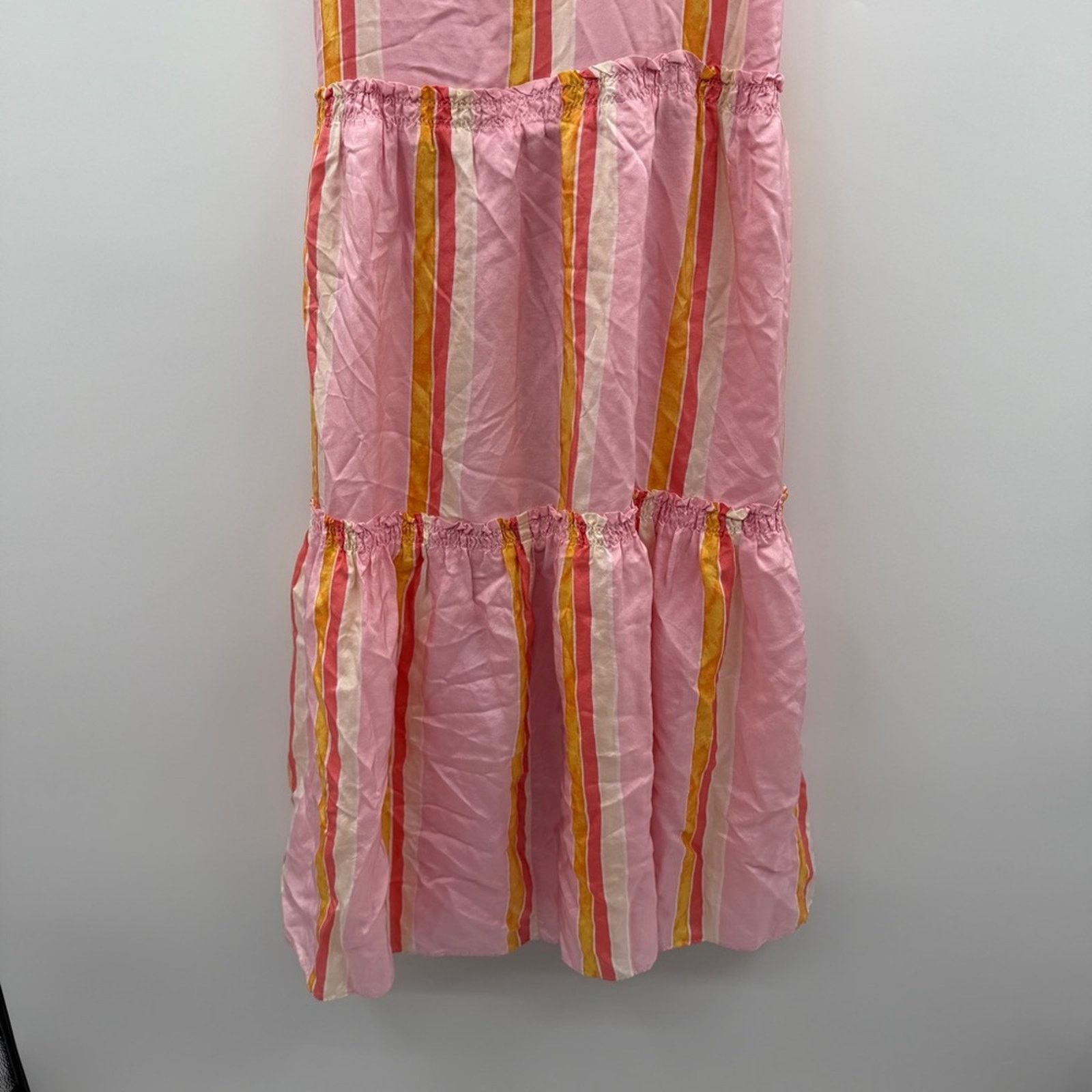 strapless open back dress The Kinsley Maxi Dress in Rose Pink main image 0