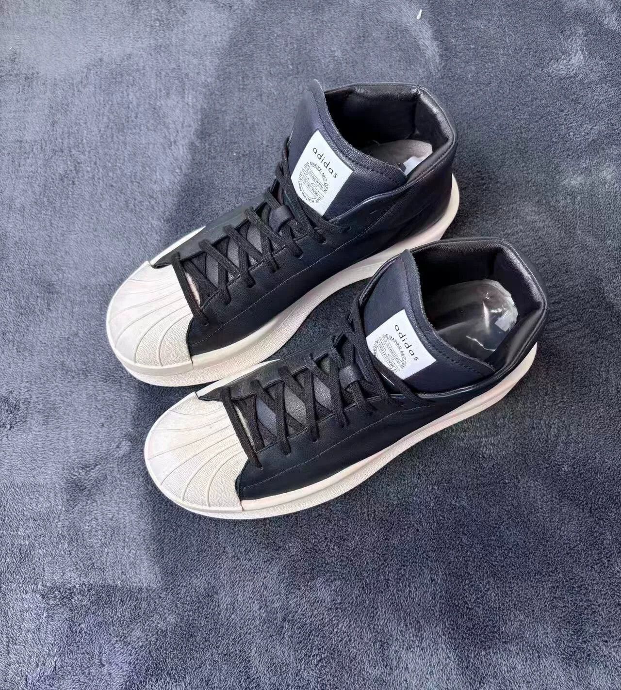 Rick Owens Rick Owens Collab Black Lowtop Sneakers 43.5 Men Size US 10.5 / EU 43-44 - 1 Thumbnail