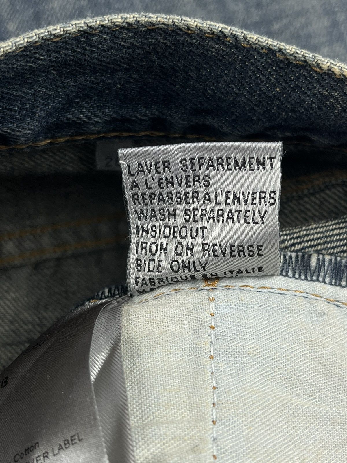 Dior Dior Homme Faded Blue Denim Jeans Size US 28 / EU 44 - 10 Thumbnail